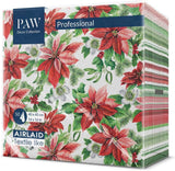 PAW - Servilletas Airlaid (40 X 40 Cm) I 50 Piezas I Perfectas para Navidad, Invierno, Vacaciones I Decoración de Mesa de Nochebuena I Servilletas Airlaid de Tela Ramas de Invierno I Ramas de Invierno