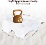 SAHEYER Almohada para dormir de lado con brazo, almohada ortopédica ergonómica, almohada viscoelástica para cuello y hombros, almohada cervical con brazos multiángulo para muchas posiciones para dormir (blanco) Almohadas ortopédicas cervicales Naty Shop