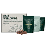 Selección de granos de café Incapto a nivel mundial | Selección de 10 orígenes de todo el mundo | Café de especialidad | 100% Arábica | Ideal como set de regalo de café | Para los amantes del café | 10 paquetes x 100g