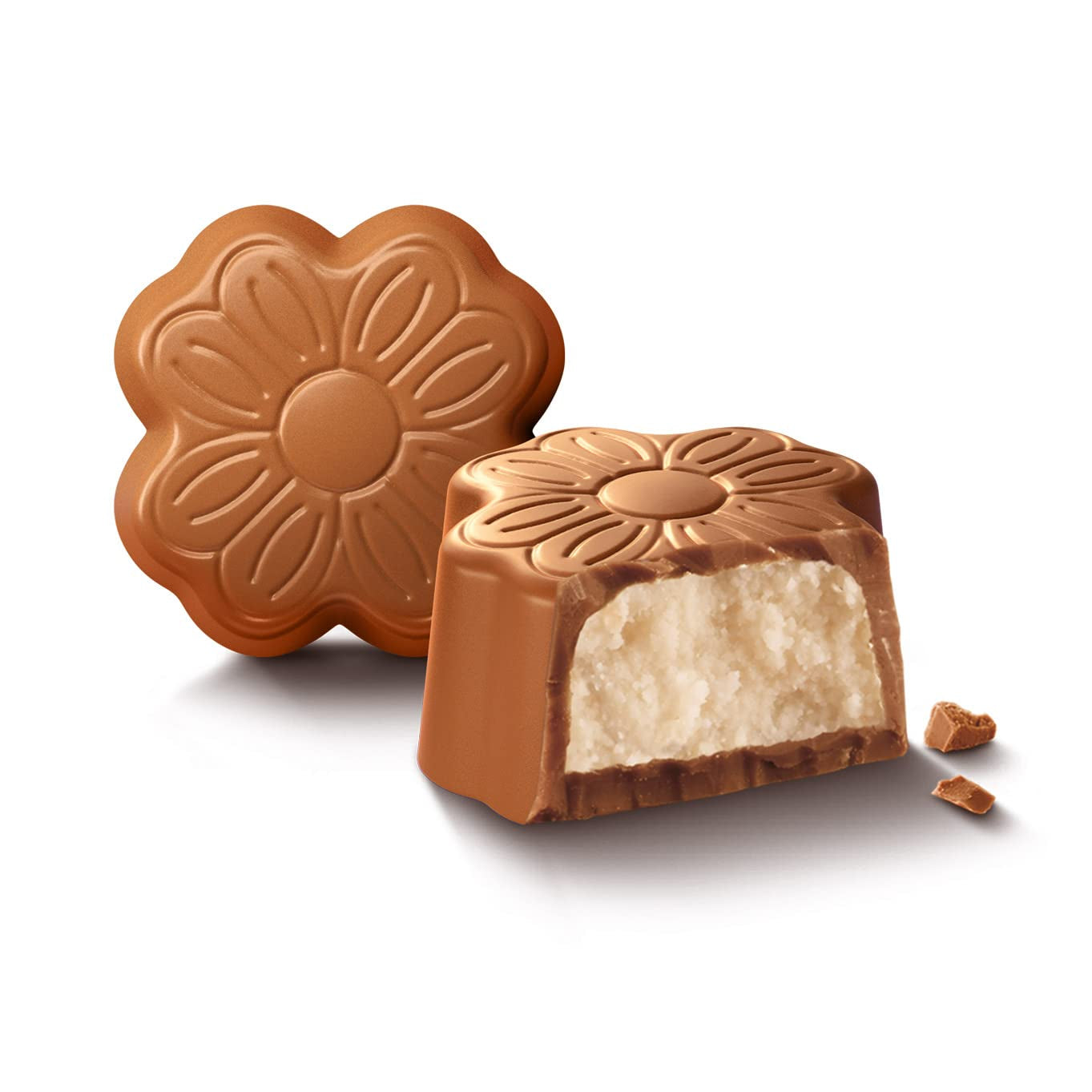 Milka Little Thank You Chocolates 12 x 44 g, finos bombones de crema de leche cubiertos con chocolate con leche alpino (paquete de 5)