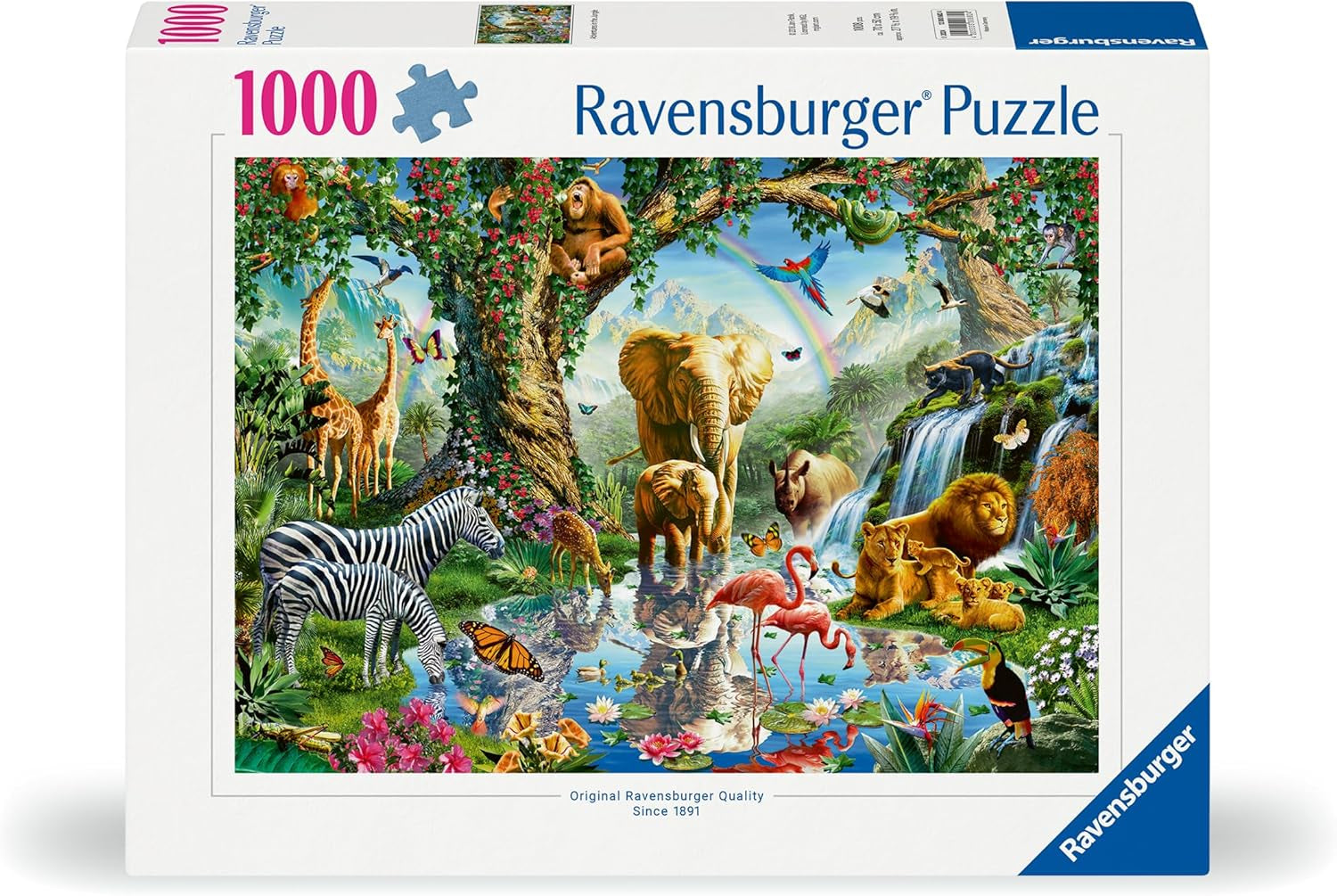 Ravensburger Puzzle 12000682 - Aventura en la Selva - Puzzle de 1000 piezas para adultos y niños a partir de 14 años, Puzzle Naty Shop