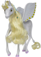 Simba 109480093 - Mia and Me Unicorn Onchao, con alas móviles, pinzas para el cabello, cepillo para peinar, caballo de juguete, poni, centopia, a partir de 3 años, rosa