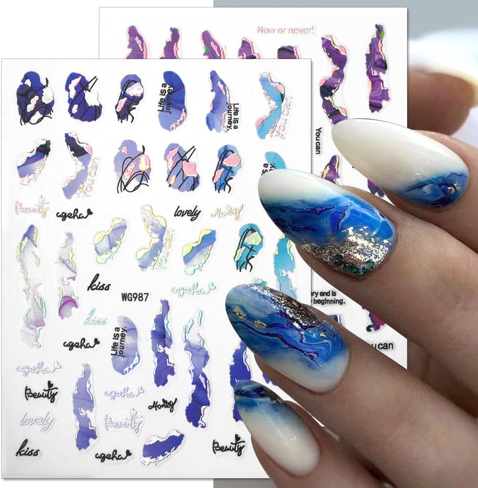 6 colores pegatinas de uñas de mármol bronceador pegatinas autoadhesivas plateadas pegatinas de uñas de mármol flor pegatinas de uñas de mármol 3D accesorios de diseño pegatinas de arte de uñas juego de pegatinas de uñas lámina de uñas