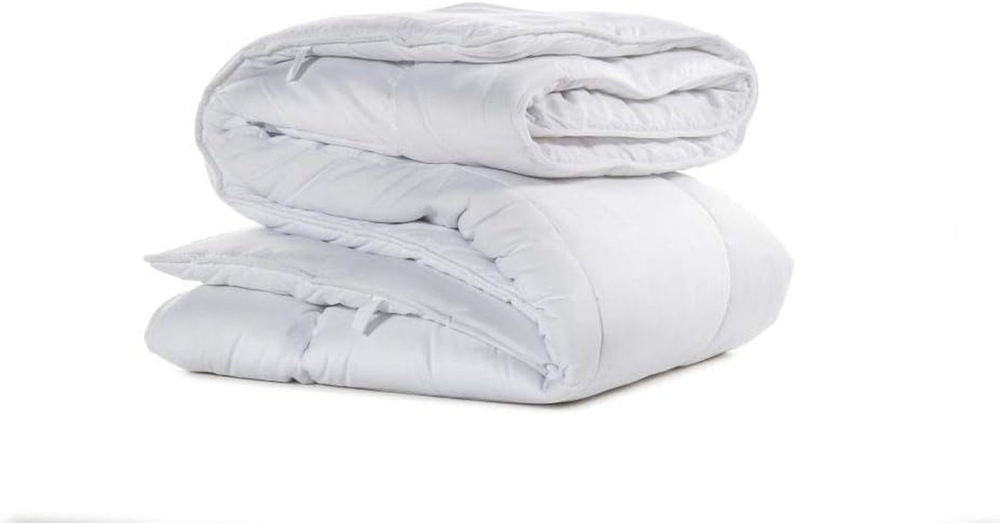 Caleffi Chaqueta de poliéster Aloe Vera Gran Tepore, Edredones y colchas Aloe Vera Naty Shop Blanco Cm 250X200