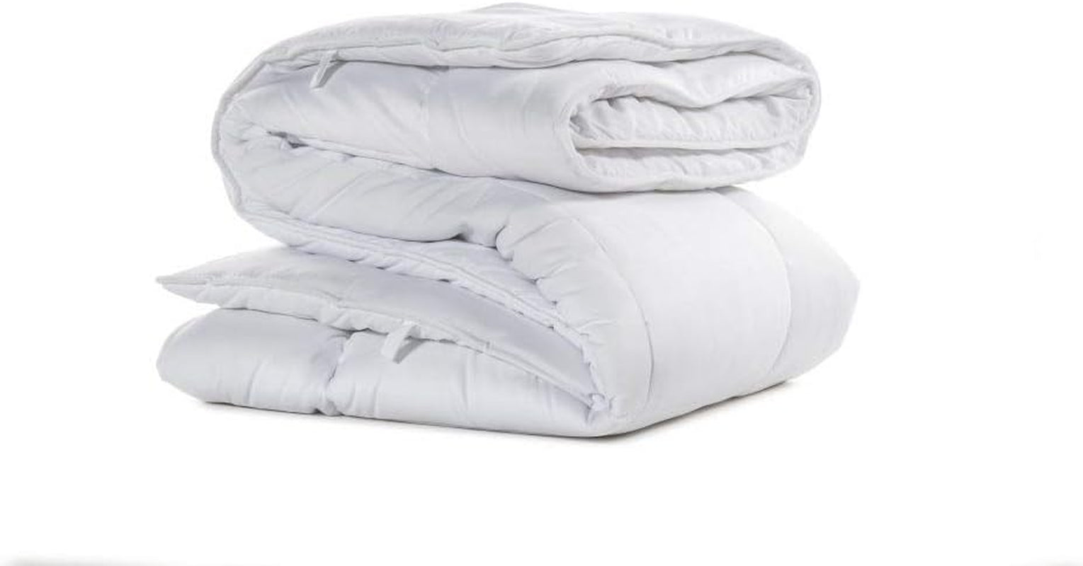 Caleffi Chaqueta de poliéster Aloe Vera Gran Tepore, Edredones y colchas Aloe Vera Naty Shop Blanco Cm 250X200