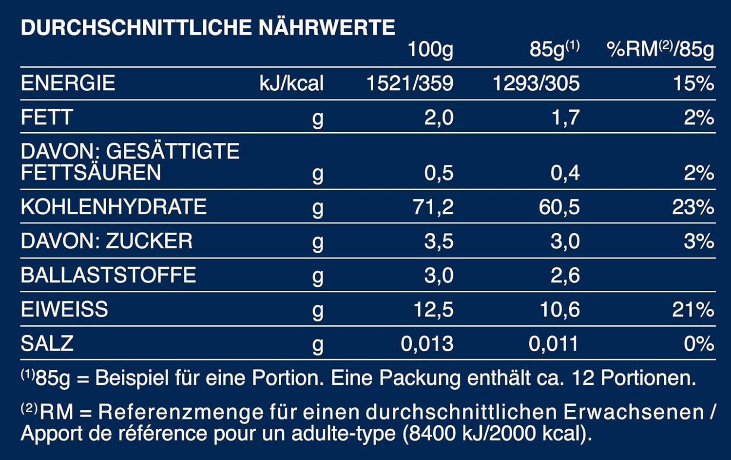 Pasta de trigo duro Barilla Maccheroni n. 44 – Paquete de 1 (1x1kg)