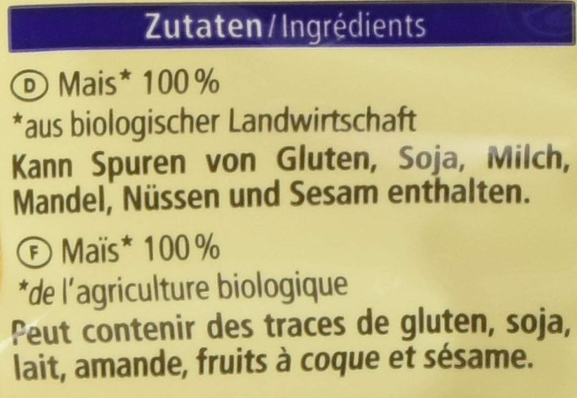 Copos de Maíz Bio Ungesüßt, 300G Cereal Naty Shop