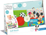 Clementoni 17721 Disney Baby - Libro de Tela, Versátil Juguete de Viaje para Bebé, Libro Ilustrado que Cruje y Chirria para Recién Nacidos a Partir de 0 Meses Juguetes Bebé Naty Shop