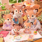 Sylvanian Families 5800 Ciervos Gemelos, Juego de Figuras de Animales, Figuras de Animales del Bosque, Juguete para Edades de 3 años en adelante