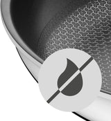 Sartén de inducción WMF Profi Resist 24 cm, material con revestimiento multicapa, estructura alveolar, mango de acero inoxidable, apta para horno Ollas y Sartenes Naty Shop