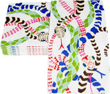 Serpentines de toalla para invitados Serpentine, color blanco, 15 por paquete