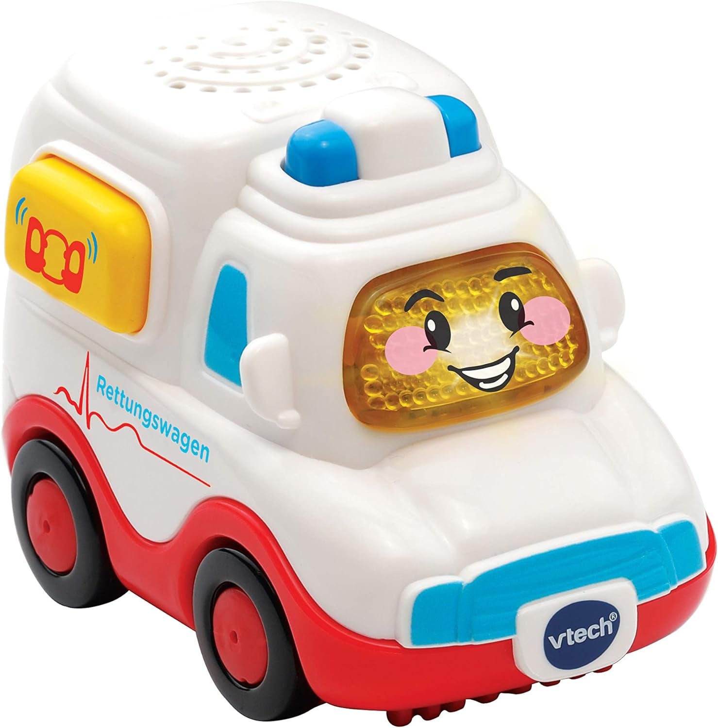 Vtech TUT TUT Baby Flitzer - Ambulancia - Coche de juguete con música, botón de luz, frases y sonidos interesantes - Para niños de 1 a 5 años, 8,8 x 5,5 x 7 cm Bebe Toys Naty Shop Título predeterminado