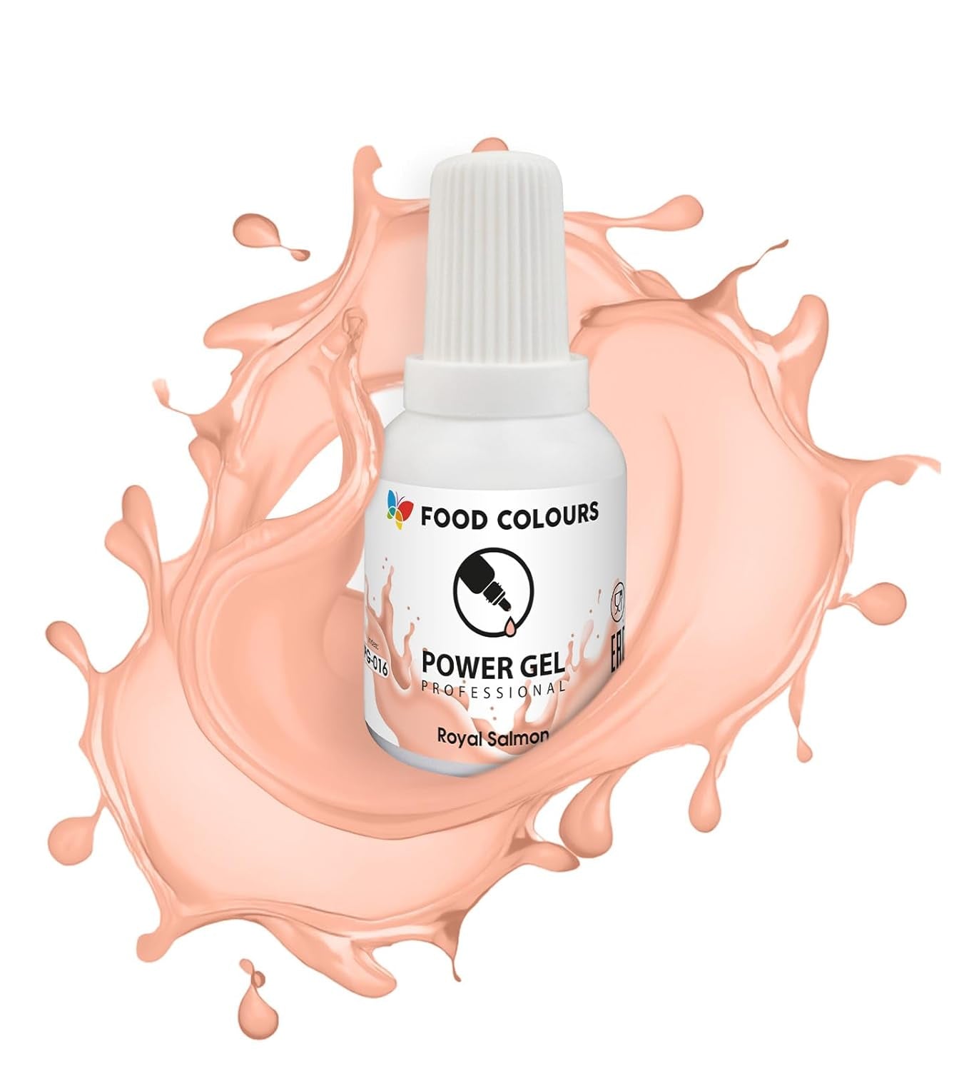 Colorante alimentario en gel, beige, color champán, 20 g. Colorante alimentario para una amplia gama de aplicaciones para decoración de tartas, tartas, natas, bizcochos, glaseado real, macarons.