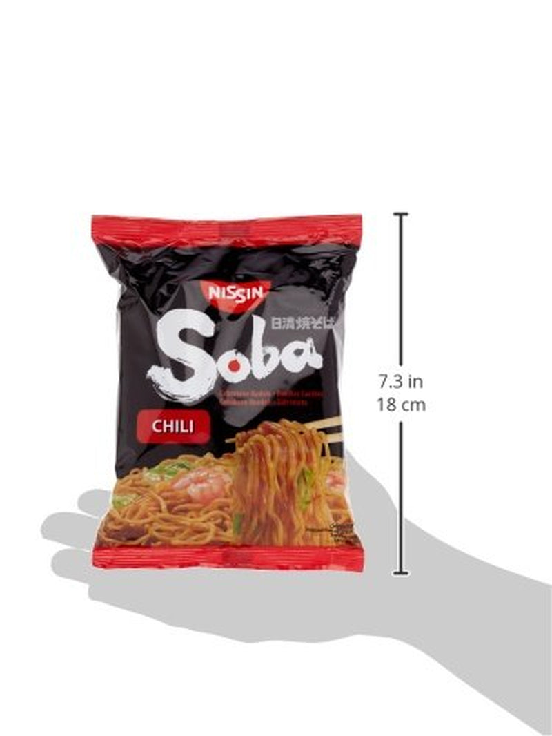 Fideos Fritos de Trigo Nissin con Sabor a Chile, 111g