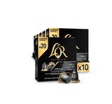 L'OR Espresso Kaffeekapseln Onyx | Intensidad 12 | 200 cápsulas Nespresso compatibles (R)* - Exclusivo de Amazon