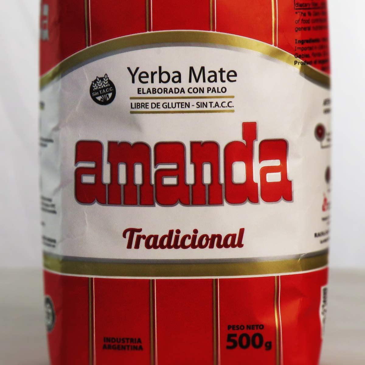 Elaborada Té Yerba Mate 500G | Té Mate Tradicional | Té Yerba Mate Elaborada Con Palo Hojas Sueltas 0,5 Kg