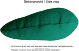 Lemos Home Almohada para el cuello con relleno de microfibra, almohada de apoyo para el cuello, cómoda almohada de viaje para avión, coche, oficina, ideal para camping, vacaciones y dispositivos de viaje (verde menta)