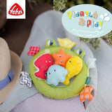 Red de baño Fehn rana - Juguete de baño para bebé para la bañera - Juguete de agua flotante para divertirse en el baño - Juguete de baño para bebés y niños pequeños a partir de 0 meses Baby Toys Naty Shop