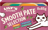 Lily's Kitchen Alimento natural húmedo y tierno para gatos adultos, bandejas, recetas sin cereales, surtido (32 bandejas x 85 g)