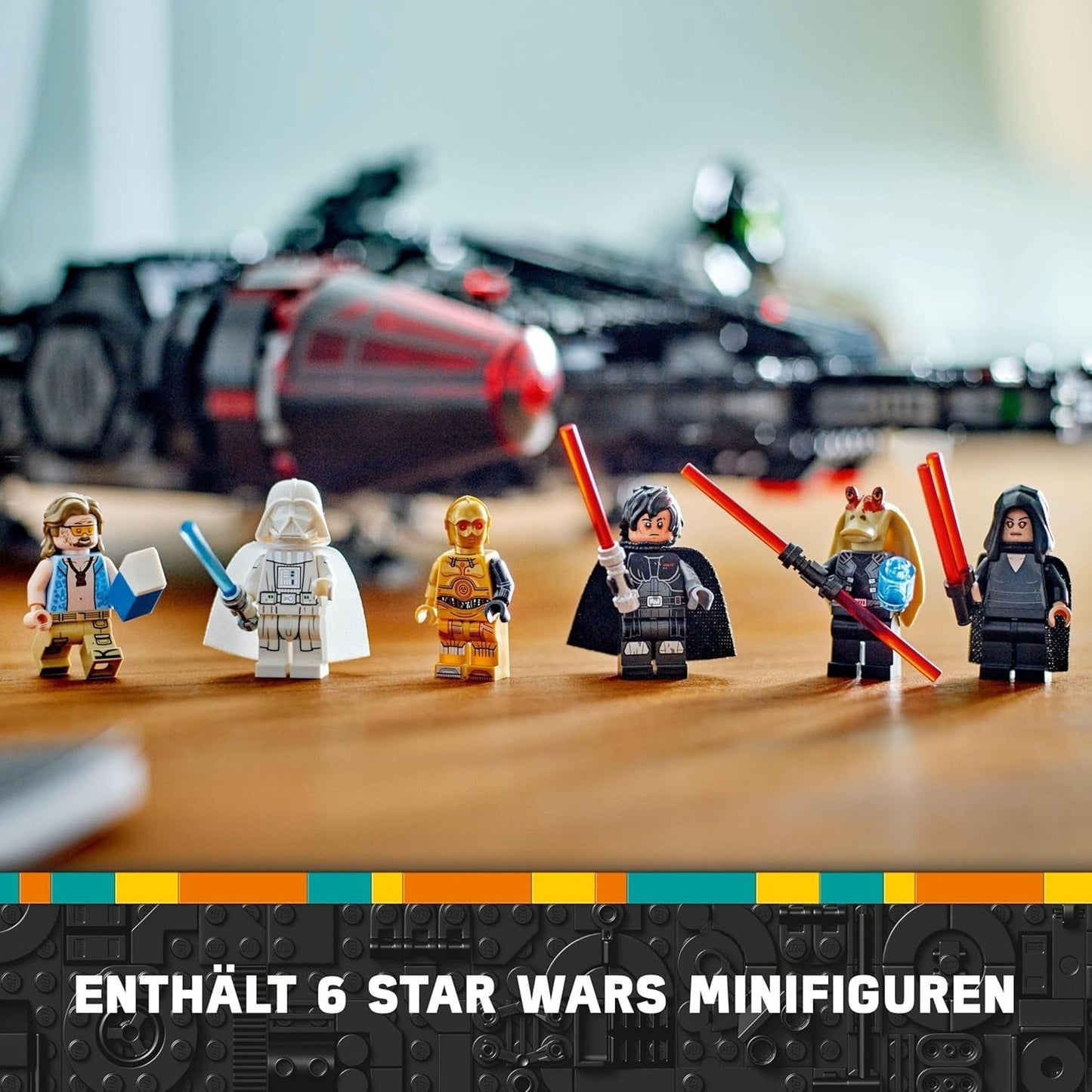 LEGO Star Wars Halcón Milenario Oscuro, Set de Nave Estelar, Juguete de Construcción para Niños, Regalo de Cumpleaños para Niños, Niñas y Fanáticos, Juguete de Aventura 75389 Juegos de Construcción Besuche den LEGO-Store