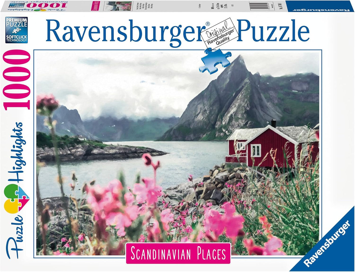 Ravensburger Puzzle Scandinavian Places 16740 - Reine, Lofoten, Noruega - Puzzle de 1000 piezas para adultos y niños mayores de 14 años Puzzle Naty Shop