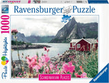 Ravensburger Puzzle Scandinavian Places 16740 - Reine, Lofoten, Noruega - Puzzle de 1000 piezas para adultos y niños mayores de 14 años Puzzle Naty Shop