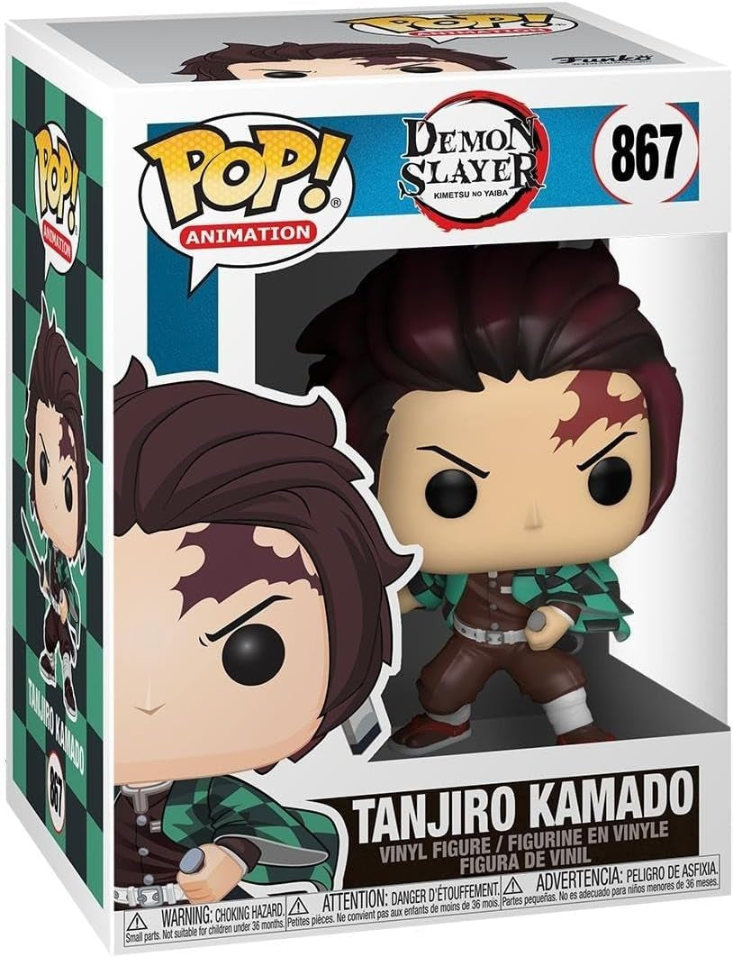 ¡Funko Pop! Animación: Demon Slayer - Tanjiro Kamado - Figura coleccionable de vinilo - Idea de regalo - Mercancía oficial - Juguetes para niños y adultos - Fans del anime - Figura de acción Figura coleccionable Modelo Naty Shop Tanjiro Kamado