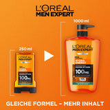 L'Oréal Men Expert XXXL Gel de ducha y champú para hombre, 1 litro Naty Shop