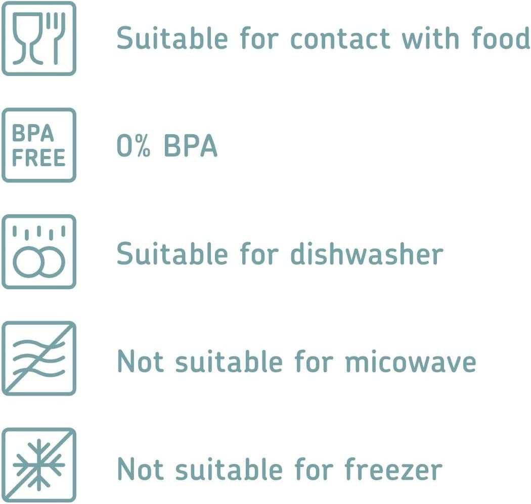 Mepal Set de 9 Botes de Conservación con Tapa - Contenedores de Alimentos Rectangulares - Organizador de Cocina de Plástico - Contenedores de Conservación Herméticos - 7 Botes de Conservación y 2 Botes de Conservación de Alimentos - Cajas de Conservación de Alimentos Blancas Naty Shop