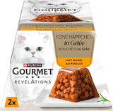 Revelations, Katzenfutter nass in Gelée, mit Huhn, paquete de 24 unidades (24 x 57 g)