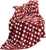 Celinatex manta mullida 150 x 200 cm manta burdeos sofá manta suave estrellas microfibra polar Oeko-Tex Moonlight Camas y mantas Besuche den CelinaTex-Store Burdeos estrellas 150 x 200 cm