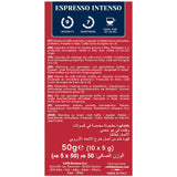 Caffe Borbone Espresso Fuerza 9/10 Compatible Nespresso 10 Cápsulas de Café