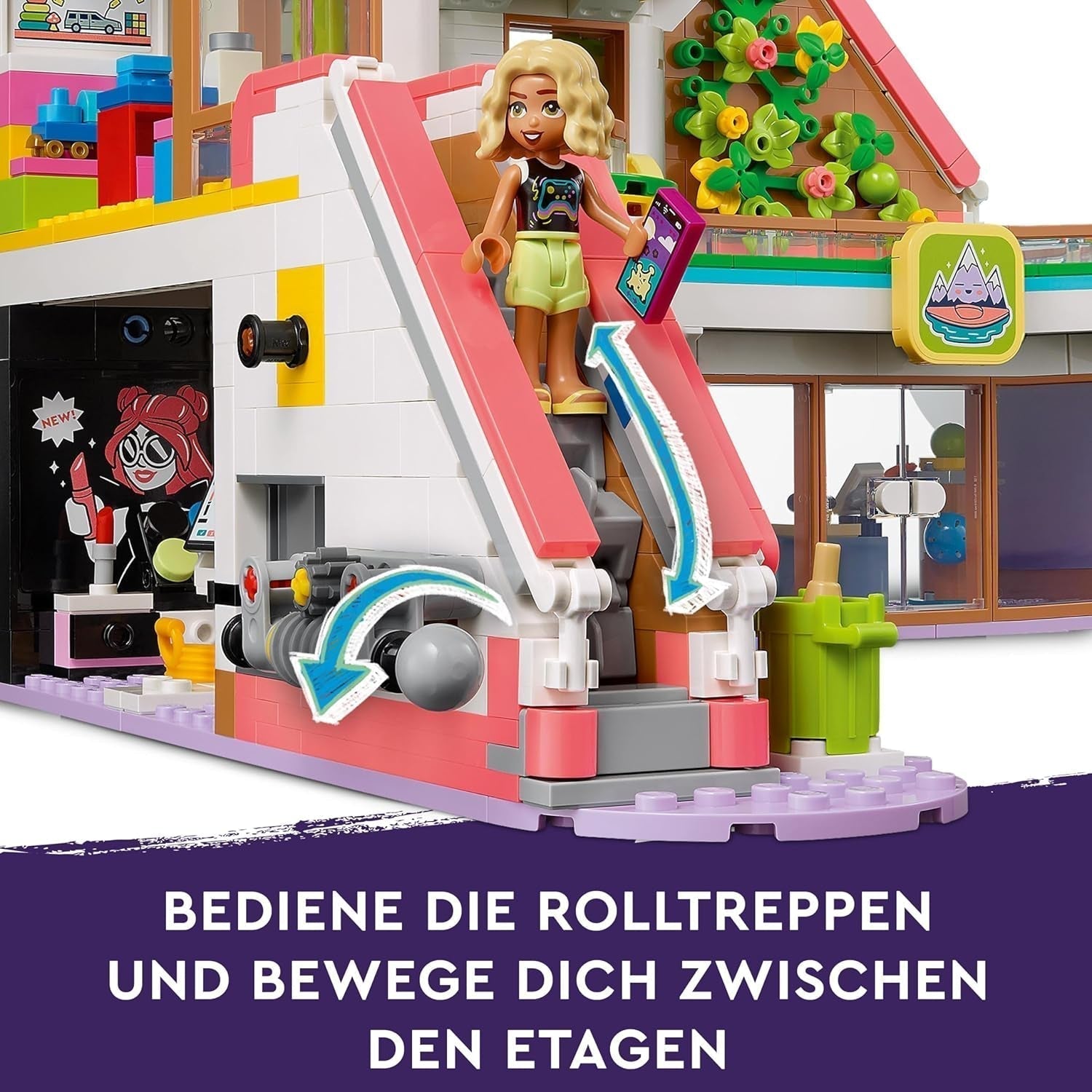 LEGO Store Friends Heartlake City Casa de muñecas de juguete para niñas y niños Juego de figuras que promueve el desarrollo socioemocional Regalo para niños de 8 años 42604 Juegos de construcción Besuche den LEGO-Store