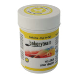 Gel colorante alimentario para glaseado Bakeryteam, amarillo claro, 35 g