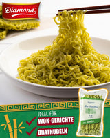 DIAMOND Fideos vegetales Mie, fideos de trigo con polvo vegetal, sin huevo, fácil y rápido, vegetariano - 1 x 250 g
