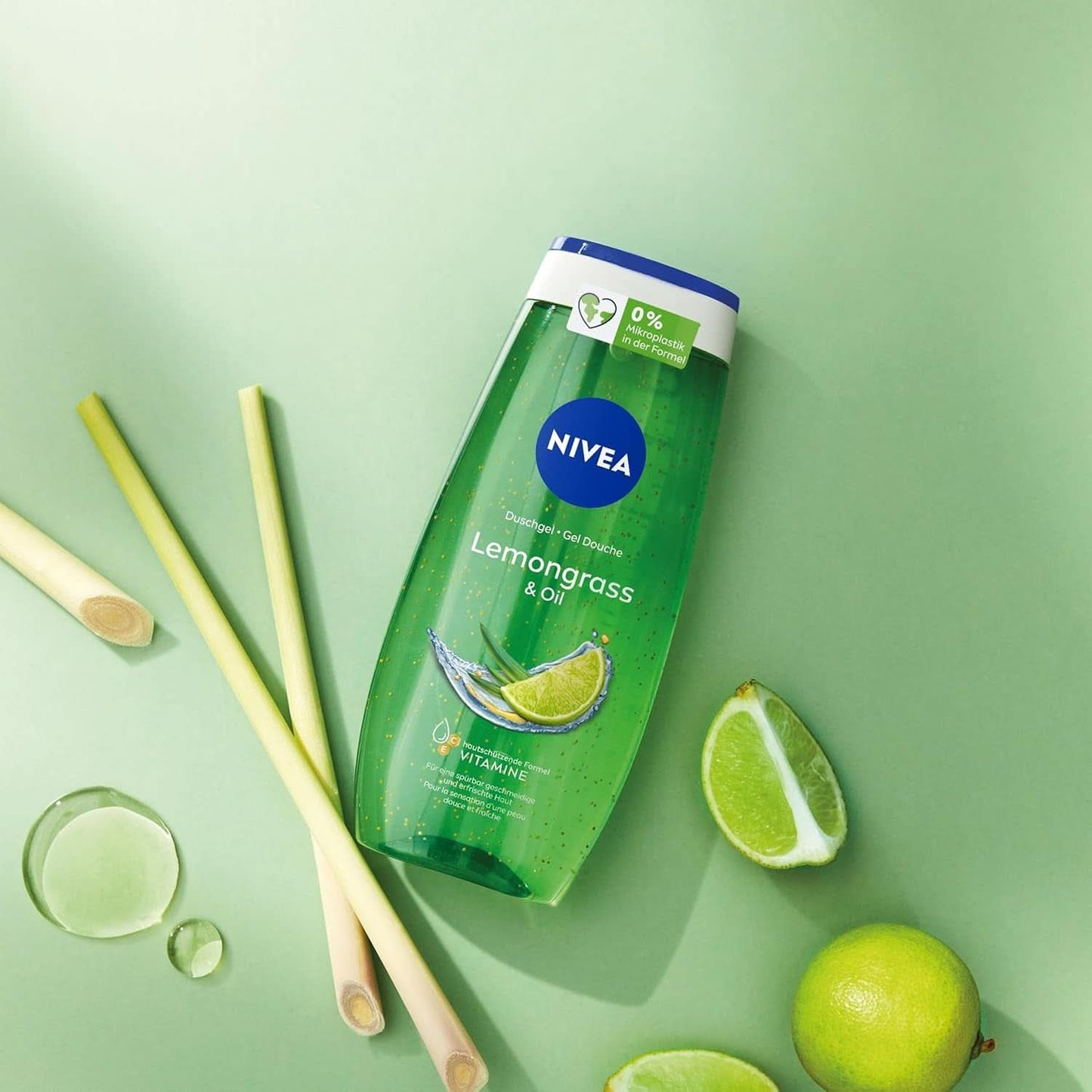 NIVEA Gel de ducha Lemon Grass And Oil, 250 ml Ducha y baño Naty Shop