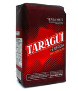 Juego de té con cafeína Mate Energy | Yerba Mate Taragui Té Energético 500 g | Té de cafeína mate | Alternativa a las bebidas energéticas y con cafeína | Té de yerba mate con hojas enteras 1 kg