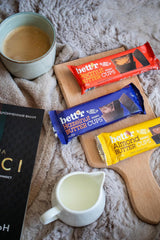 Ranúnculos de avellana orgánicos sin culpa de Bett'r. 100% vegano, sin gluten y sin lactosa - 12 x 39 g
