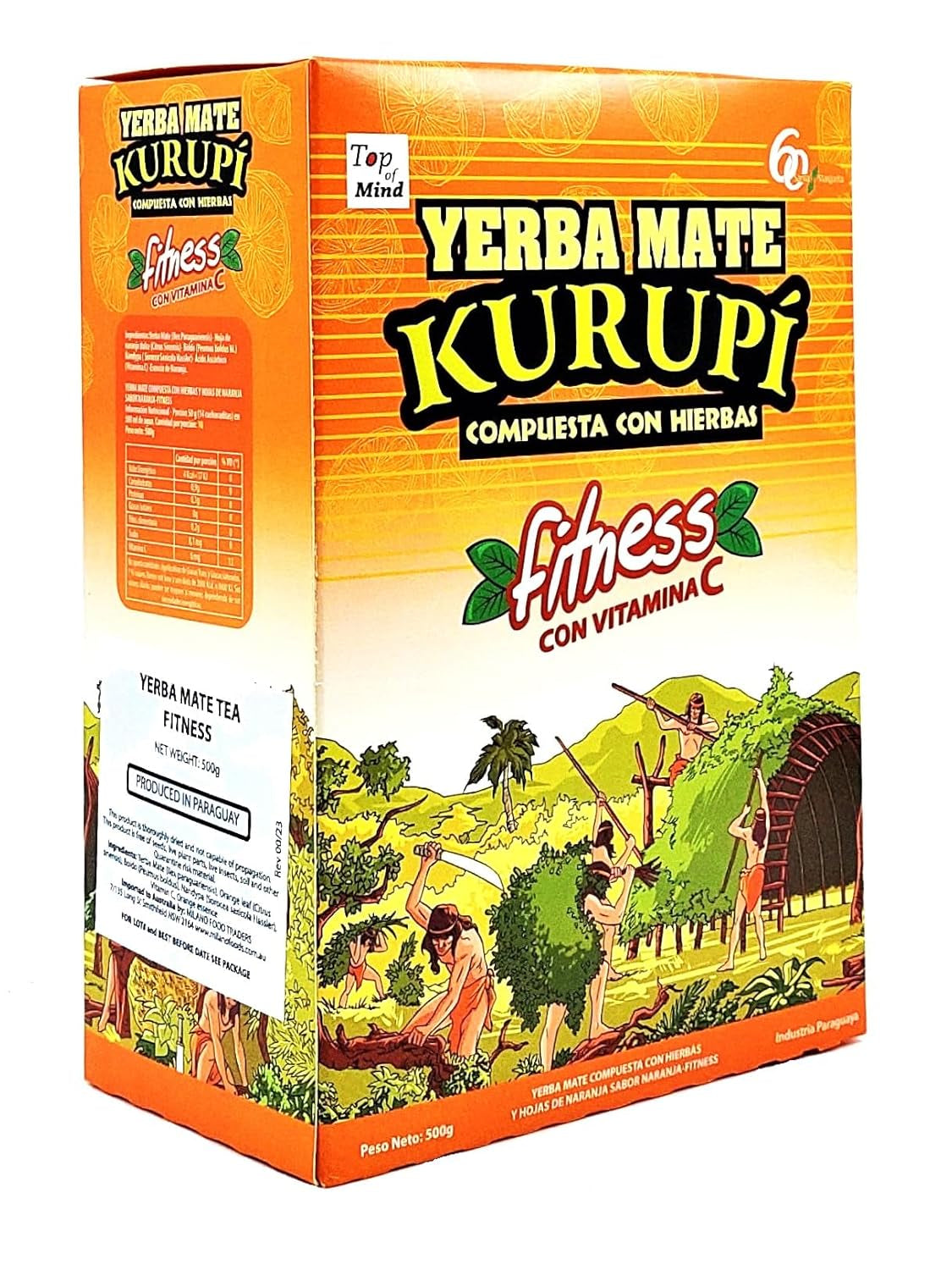Té Yerba Mate 500G |  Fitness 500G | Té de hierbas yerba mate