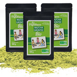 | Matcha orgánico en polvo 100 g | Té verde Matcha en polvo grado ceremonial | 100% natural y de primera calidad | Té desintoxicante | Compatible con set Matcha, tallo, cuenco y vaso.