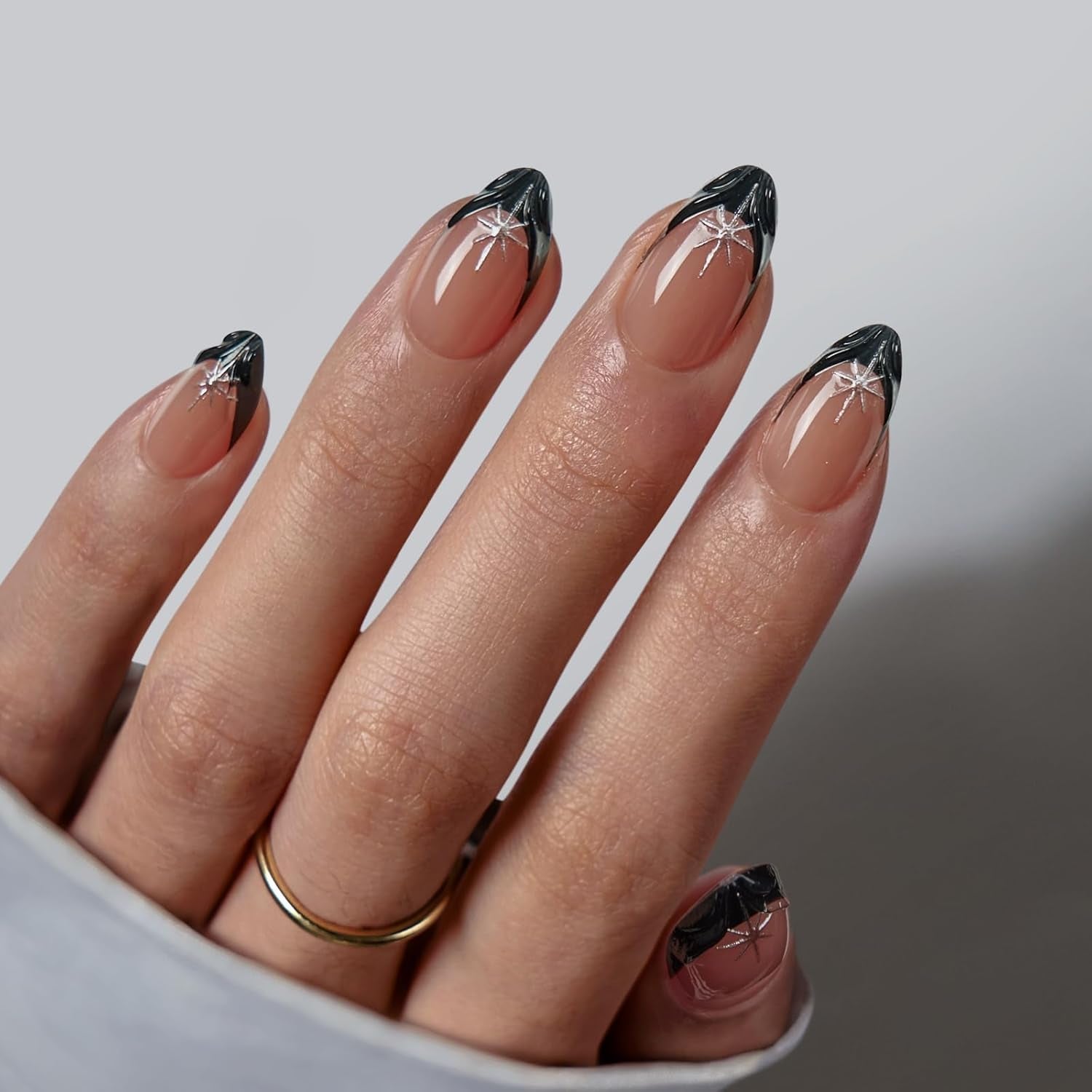 Btartbox Uñas Postizas Cuadradas Cortas Pegamento Baby Boomer En Uñas Postizas Rosa Degradado Blanco Uñas Artificiales Cortas con Pegamento para Uñas 30 Piezas Uñas Postizas Cuadradas