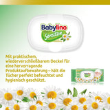 Toallitas para bebés sensibles, 0 % de fragancia, fórmula 98 % natural que restaura el equilibrio del pH de la piel, sello de frescura, 54 toallitas
