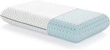 Almohada viscoelástica con gel LUCID 40x60 cm - transpirable - efecto refrescante - funda lavable - almohada con certificado Oeko-Tex, blanco