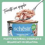 Atún Rojo en Gelatina, Alimento Húmedo Completo para Gatos, Enlatado, con Vitaminas Añadidas, 100% Natural, 6 x 85g