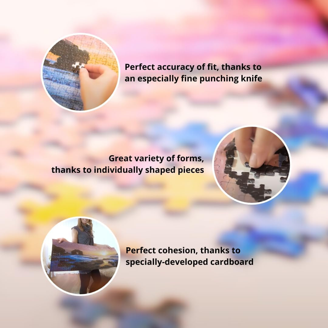 Schmidt Spiele Casa en la playa, rompecabezas de 1.000 piezas Puzzle Naty Shop