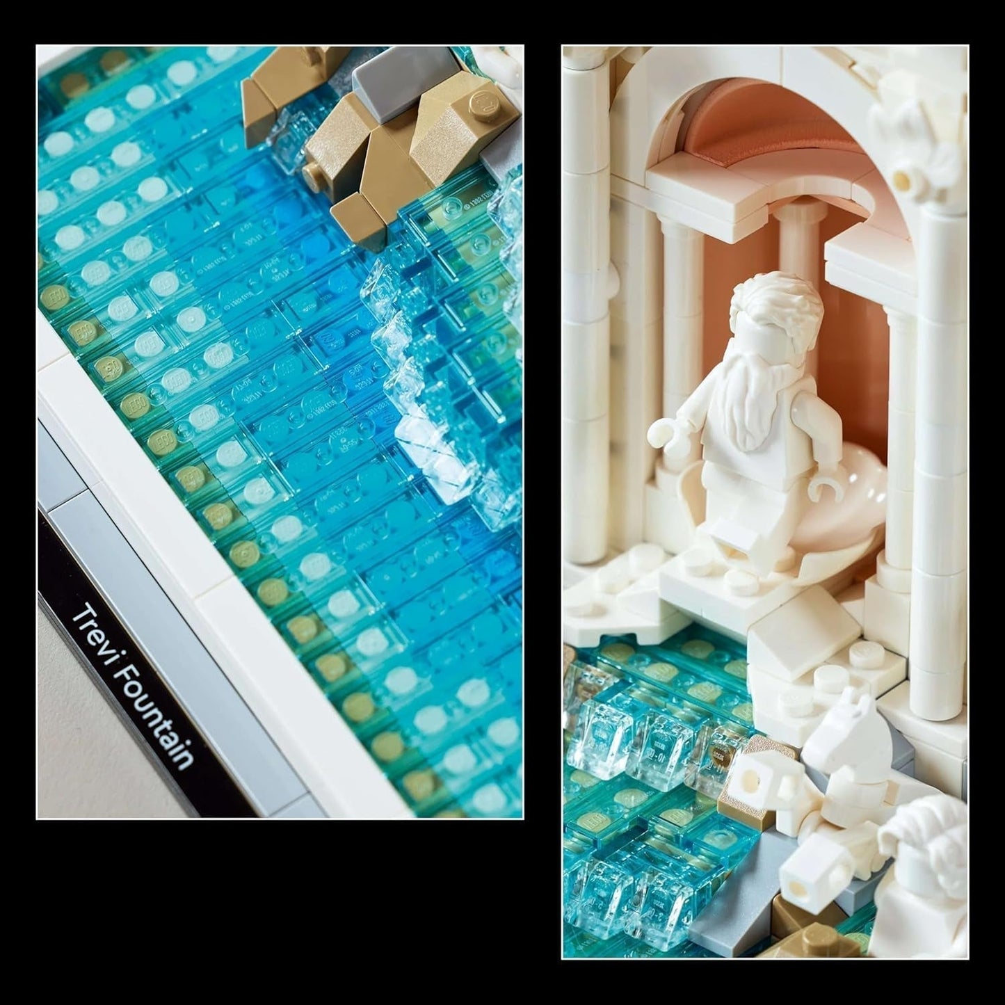 LEGO Architecture Fontana de Trevi - Maqueta de un lugar emblemático de Roma con esculturas de minifiguras - pieza de colección para oficina y salón - regalo para adultos y amantes de la arquitectura 21062 Juegos de construcción Besuche den LEGO-Store