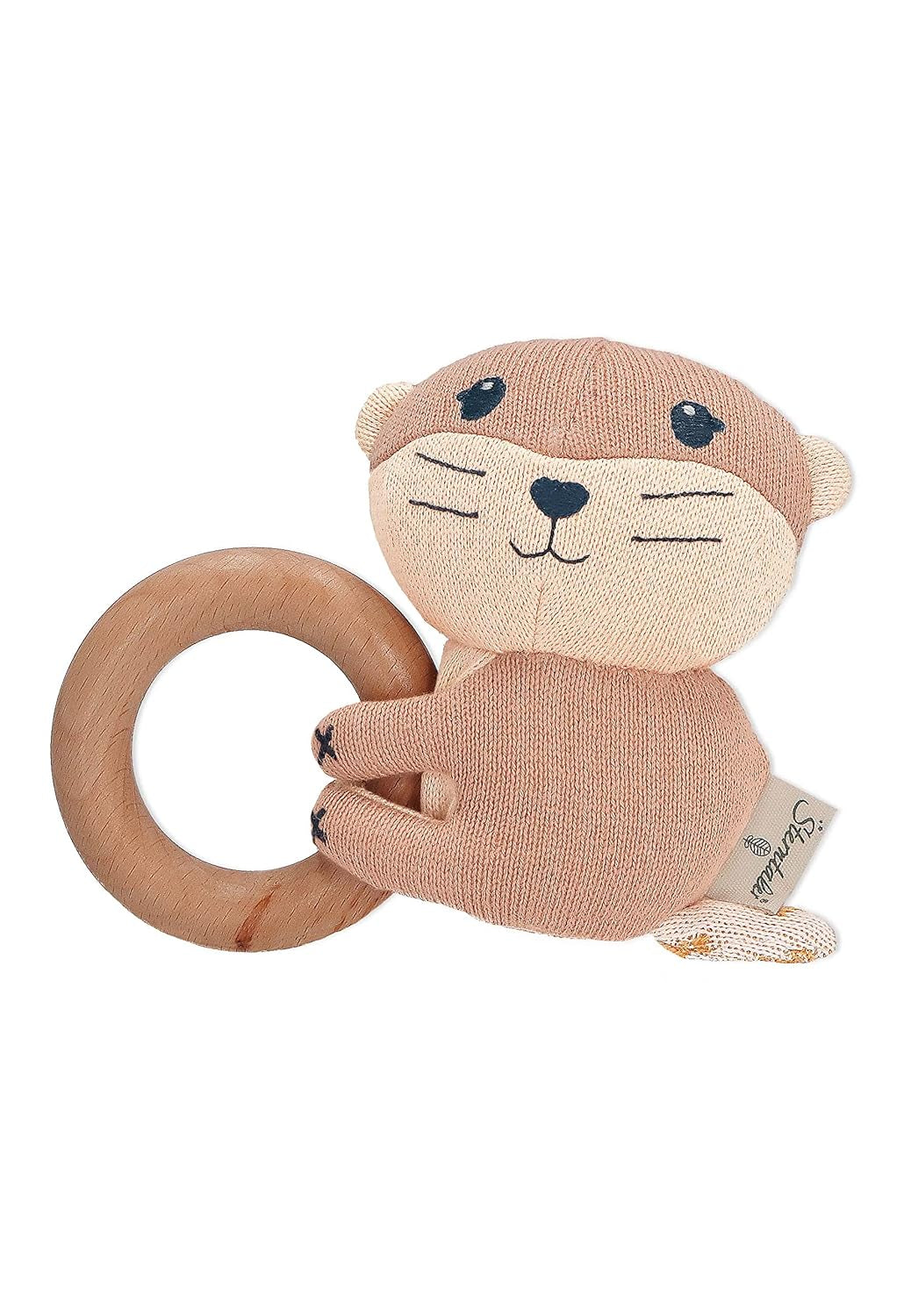 Sterntaler Baby Jungen Greifling Baby Holz Greifling Otti - Juguete para bebés, juguete para agarrar, juguete para agarrar, anillo de agarre de madera para niños - juguetes orgánicos para bebés Naty Shop Default title