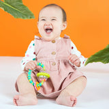 Bright Starts Little Shakers Set de regalo de 6 piezas - Sonajeros y mordedores para bebés Sin BPA Fácil de atrapar Unisex Recién nacido+