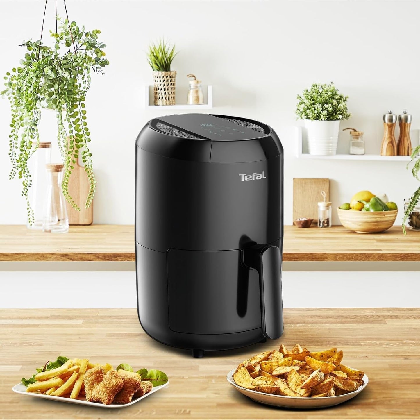 Tefal EY3018 Easy Fry Freidora de aire caliente compacta, 1,6L, 6 programas de cocción Electrodomésticos Naty Shop