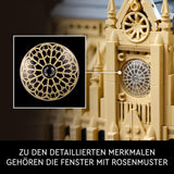 LEGO Architecture Notre-Dame De Paris, Coleccionable para adultos, Recuerdo de Francia, Regalo para mujeres, hombres, trotamundos y todos los entusiastas de la historia, Modelo arquitectónico 21061 Juegos de construcción Besuche den LEGO-Store